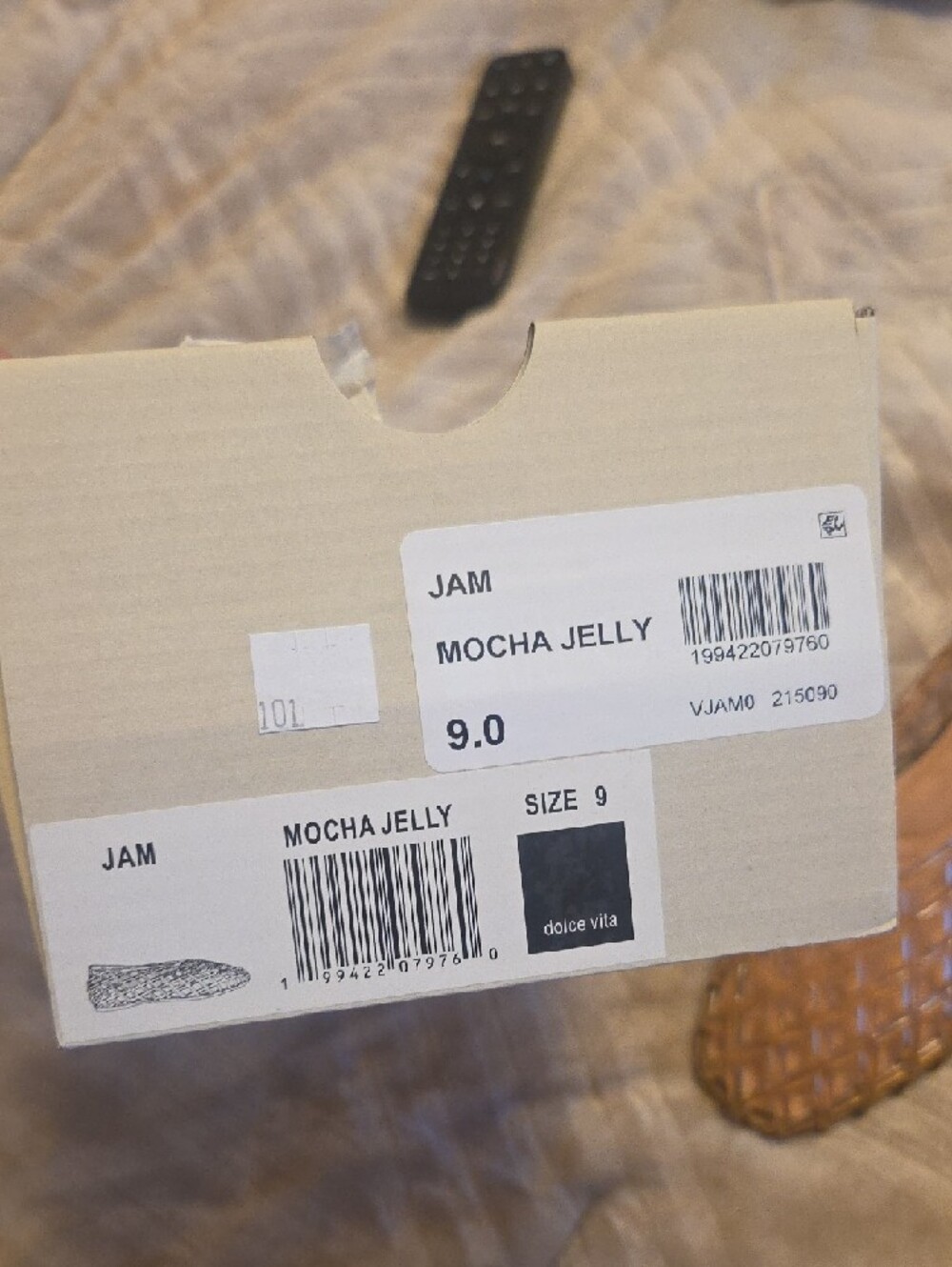 Dolce Vita Brown Transparent Lattice Jelly Flats - Picture 5 of 6